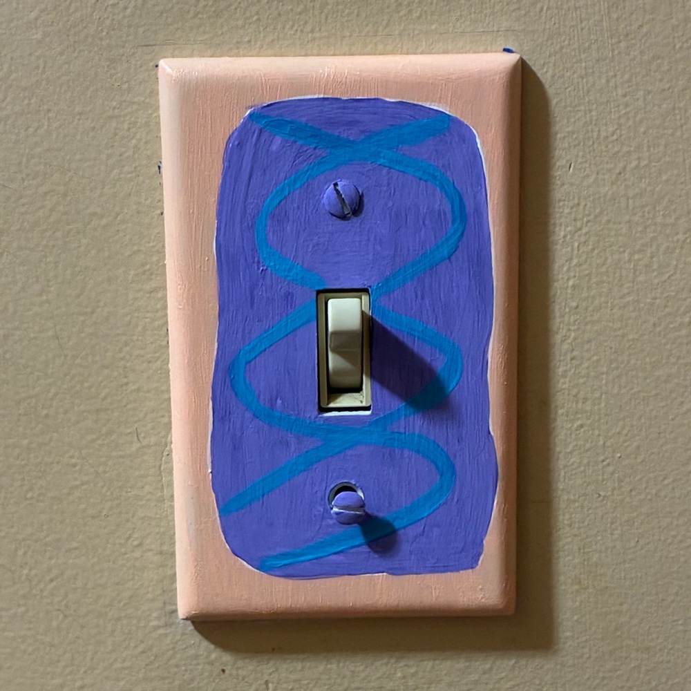 Wildberry Pop Art Light Switch Cover